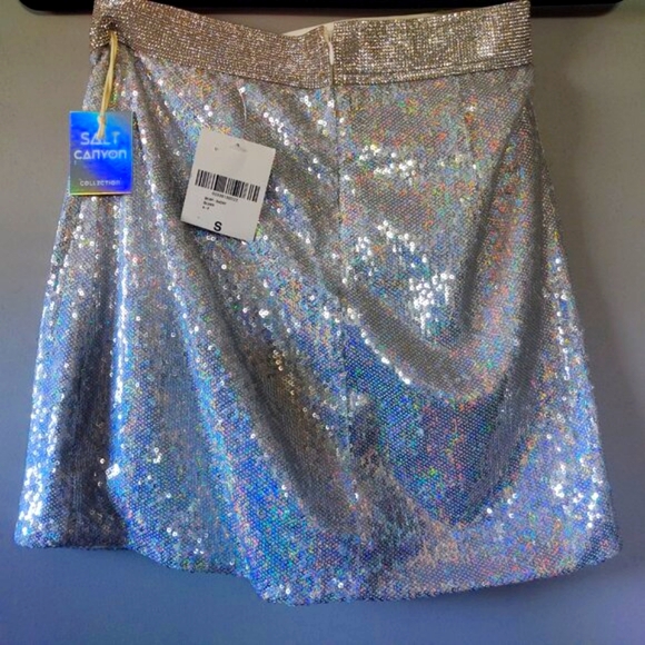 NWt Diamond💍Waist Mini-Skirt by Salt Canyon x Forever 21~ Size:Small - Picture 3 of 6